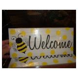 6" X 13" WOOD SIGN -