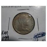 1938 COLOMBIA 5 CENTAVOS