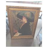 OIL ON CANVAS L CABOT OF 1913 / 30"X37"
