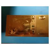1 MILLION EUROS GOLD FOIL