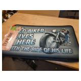 18"X27" LIGHT WEIGHT  DOOR MAT - BIKER