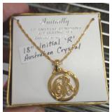 18" INITIAL "R" NECKLACE