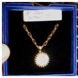 18" INITIAL "J" NECKLACE
