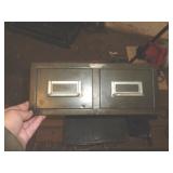 2 DRAWER METAL INDEX FILE