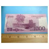 KOREA 1000 WON BANKNOTE
