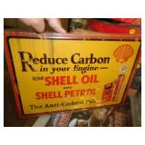 14"X17" METAL SIGN - SHELL OIL