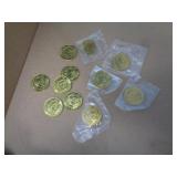 11 - YEAR 2000 SUNOCO PRESIDENT TOKENS