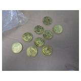 9 - YEAR 2000 SUNOCO PRESIDENT TOKENS