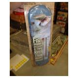 5"X17" METAL THERMOMETER - FISHING