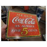 12"X16" METAL COKE SIGN / REMAKE