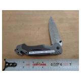 NEW DAMASCUS STEEL LOCKBACK KNIFE