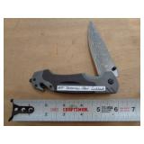 NEW DAMASCUS STEEL LOCKBACK KNIFE