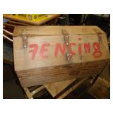 OLD WOOD TOOL BOX / UT
