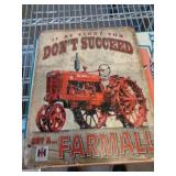 12"X17" METAL SIGN - FARMALL