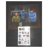 8X10 SIGNED W COA - SHATNER, KELLEY & NIMOY