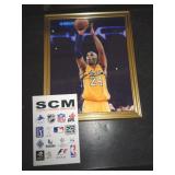 8X10 SIGNED W COA - KOBE BRYANT