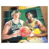 8"X10" NO COA - LARRY BIRD & MAGIC JOHNSON