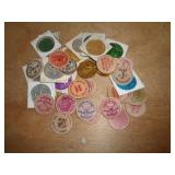 MARDI GRAS TOKENS & WOODEN NICKELS