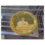 12" ACROSS METAL COCA COLA TRAY