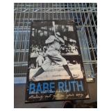 8"X13" WOOD BABE RUTH WALL DECOR