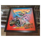 13"X13" FRAMED HOLOGRAM - RAT ROD