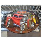 12"X16" METAL SIGN - HOT ROD