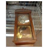 CENTURION KEY WIND WALL CLOCK - WORKS