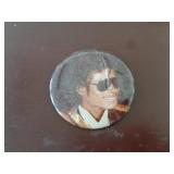 MICHAEL JACKSON METAL BUTTON