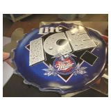 35" METAL MILLER ICE SIGN