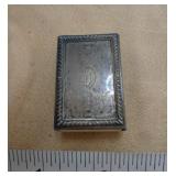 STERLING SILVER MATCH BOX HOLDER