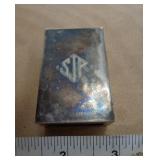 STERLING SILVER MATCH BOX HOLDER