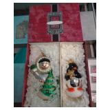 HALLMARK BLOWN GLASS ORNAMENTS