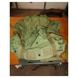 MILITARY BACKPACK W METAL FRAME