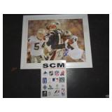 8X10 SIGNED W COA - TOM BRADY