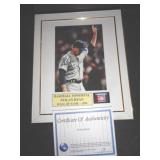 8X10 SIGNED W COA - NOLAN RYAN