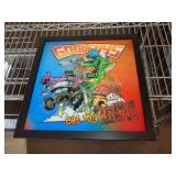 13"X13" FRAMED HOLOGRAM - RAT ROD