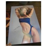 22"X34" 1983 CARDBOARD CRISTIE BRINKLEY POSTER
