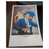 JEFF CONWAY PRINT 11"X17" U OF K  JOE B. HALL