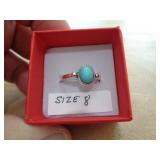 COSTUME RING SZ 8