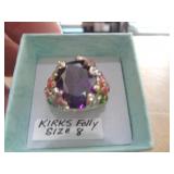 COSTUME RING SZ 8 KIRK