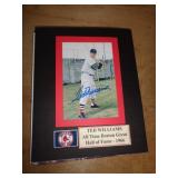 8"X10" NO COA - TED WILLIAMS