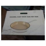 ENAMEL OVER CAST IRON - 10" FRY PAN