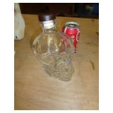 SKULL LIQUOR BOTTLE