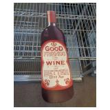 5"X20" METAL SIGN - WINE
