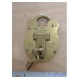 BRASS LOCK WITH KEY