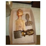 WOOD & CERAMIC FIGURES