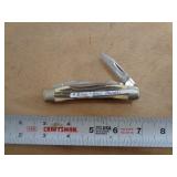 4 BLADE BONE HANDLE POCKETKNIFE