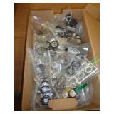 SHOE BOX OF MODEL CAR TIRES