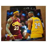 8"X10" NO COA - KOBE BRYANT & LEBRON JAMES