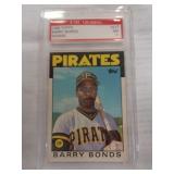 GRADED CARD - 1986 BARRY BONDS